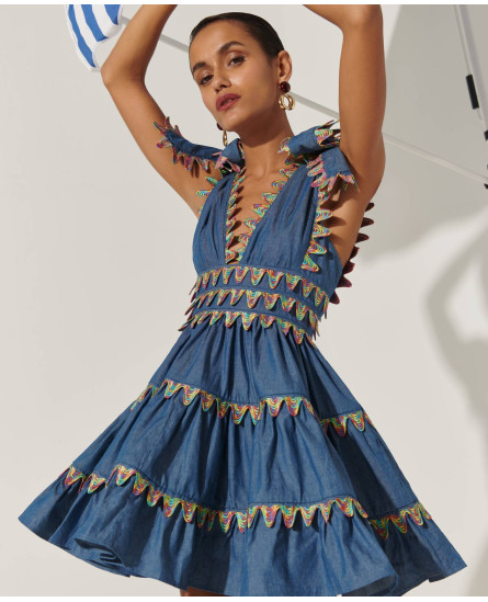 Cheli Dress Blue
