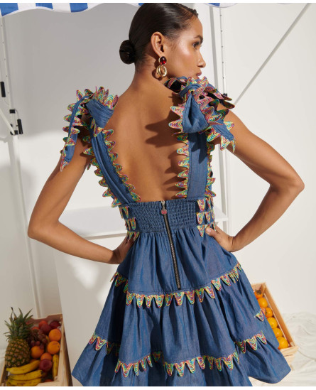 Cheli Dress Blue