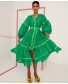 Flame Dress Green