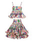 Cranberry Top & Skirt Set