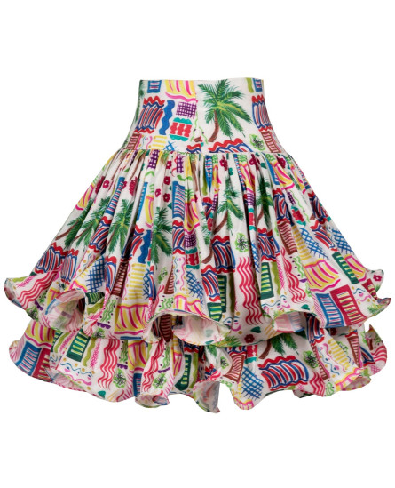 Cranberry Top & Skirt Set