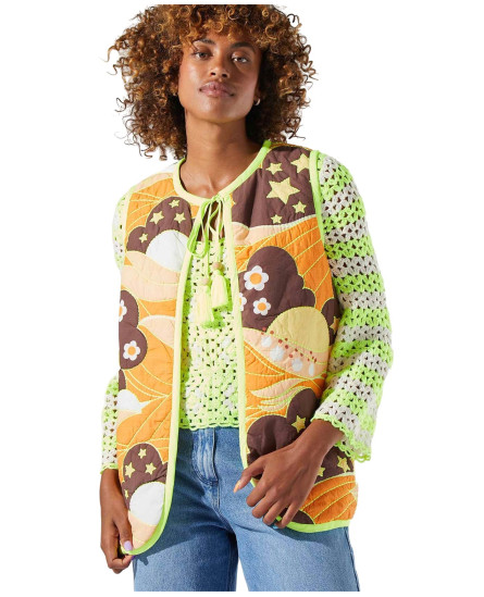 Neon Quilt Jacket
