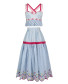 Julieta Top Stripes & Rambal Skirt