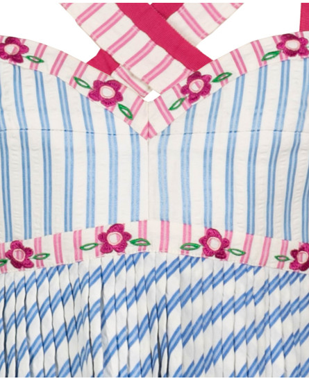 Julieta Top Stripes & Rambal Skirt