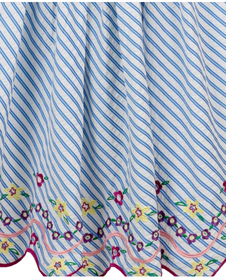 Julieta Top Stripes & Rambal Skirt