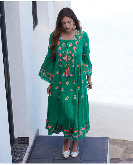 Apollo Green Dress