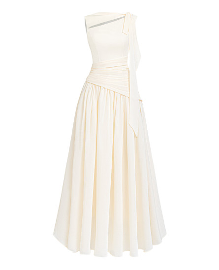 Ciel Asymmetric Cut-Out Midi Dress