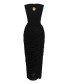 Elio Ruched Midi Dress