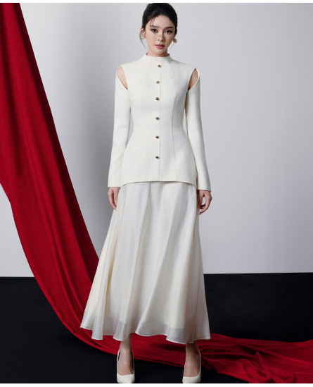 Maya Blazer Dress With Cutout Detail