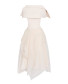 Seraphelle Layered A-line Midi Dress - Cream with BELT