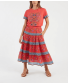 Domino Skirt + Cassie T-Shirt : Coral