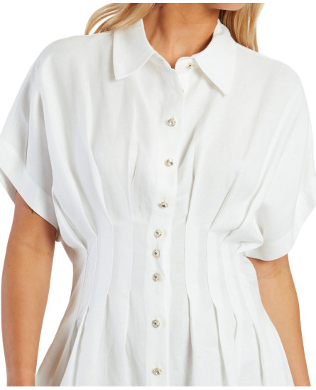 Gwuendoline Robe - White
