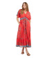 Marinette Dress -  Coral