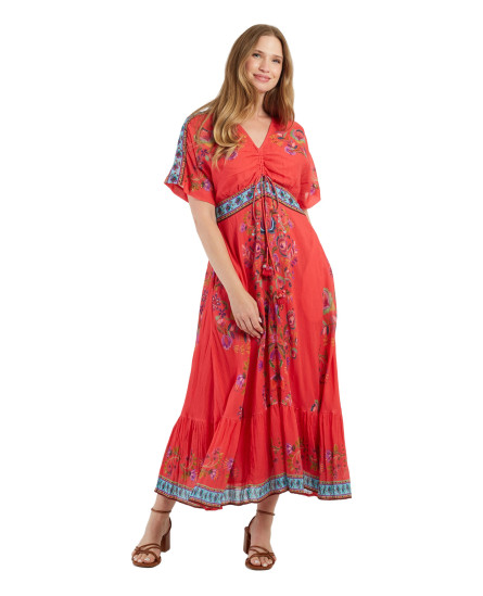 Marinette Dress -  Coral
