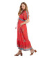 Marinette Dress -  Coral