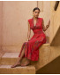 Skunk Dress - Coral
