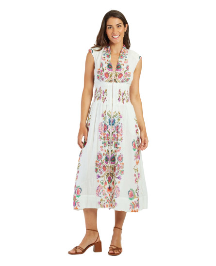 Skunk Dress - White