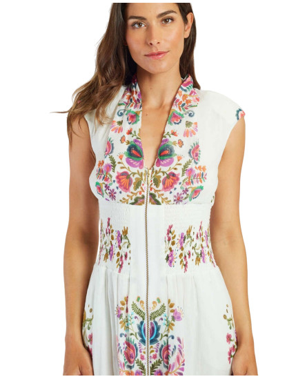 Skunk Dress - White