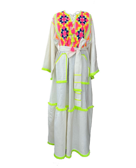 Ghazal Kaftan Middle Eastern: Flourocent