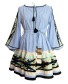 Puff Midi Dress: Gingham Print