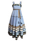 Tiered Dress Gingham Print 