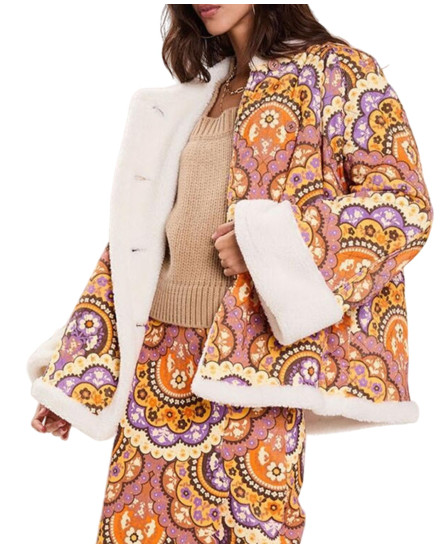 Solar Bloom Quilted Jacket