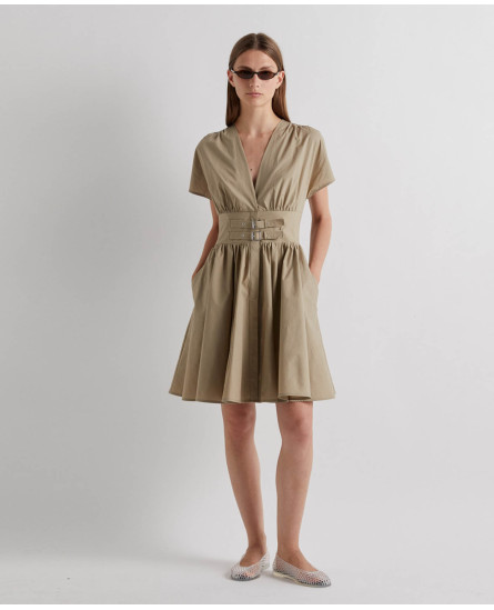 Summer Corset Dress - Dark Taupe