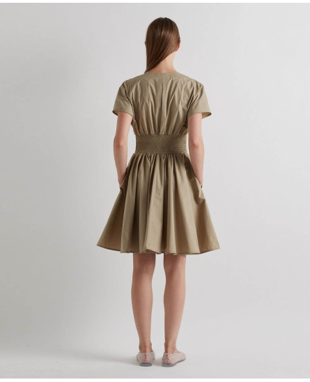 Summer Corset Dress - Dark Taupe