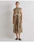 White Double Belted Eyelet Dress