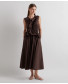 Dress with Ruffles and Gatherings on the Bodice