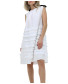 White Ruffled Short Dress