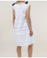 White Ruffled Short Dress
