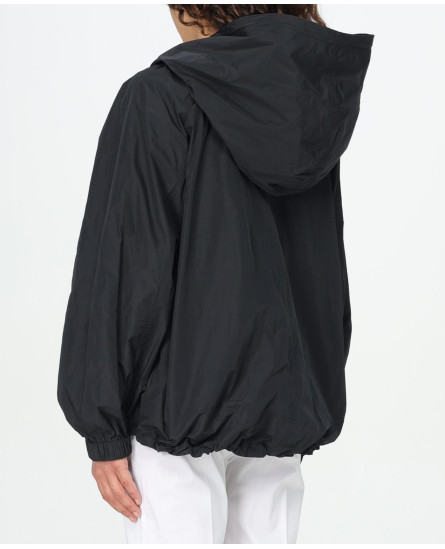 Oversized Black Jacket with Pockets