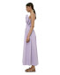 Lavender flare Neck dress
