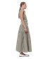 Belt Fit Waist Pleated Dress
