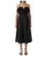 Black Rose Front Strappy Dress