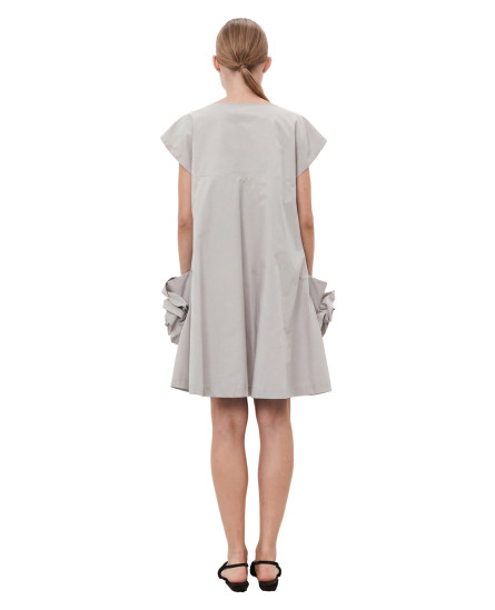 Flower Applique Pocketino Dress
