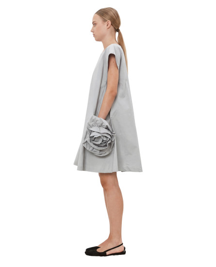 Flower Applique Pocketino Dress
