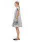 Flower Applique Pocketino Dress