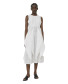 White Tulip Flare Dress