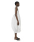 White Tulip Flare Dress