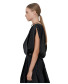 Balloon Midi Dress - Black 