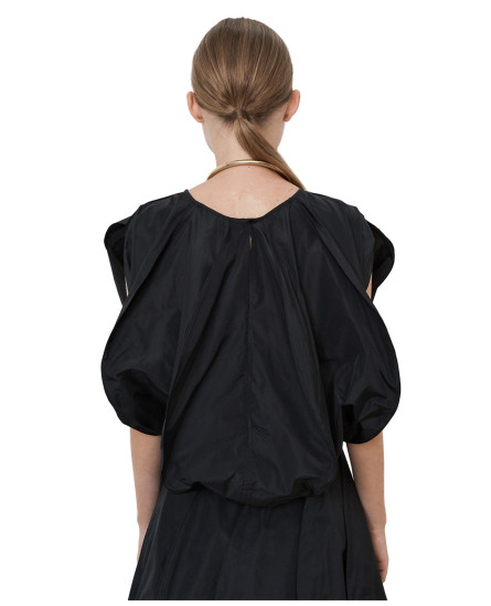 Balloon Midi Dress - Black 