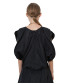 Balloon Midi Dress - Black 