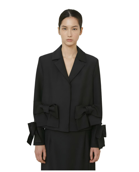 Bow Blazer + Skirt Set