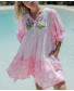 Ambar Pink Neon Short Dress