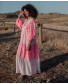 Ambar Orange Neon Long Dress