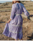 Sahara Purple Long Dress