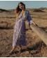Sahara Purple Long Dress
