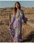 Sahara Purple Long Dress